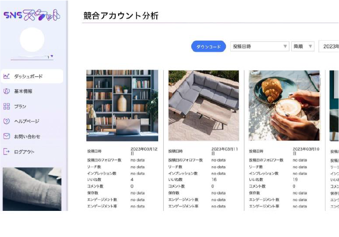 競合アカウント分析
